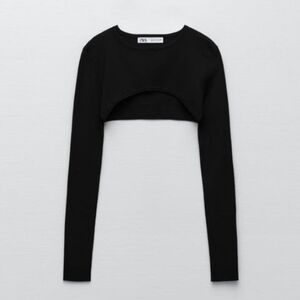 Zara Knit Arm Warmer Shrug Sweater